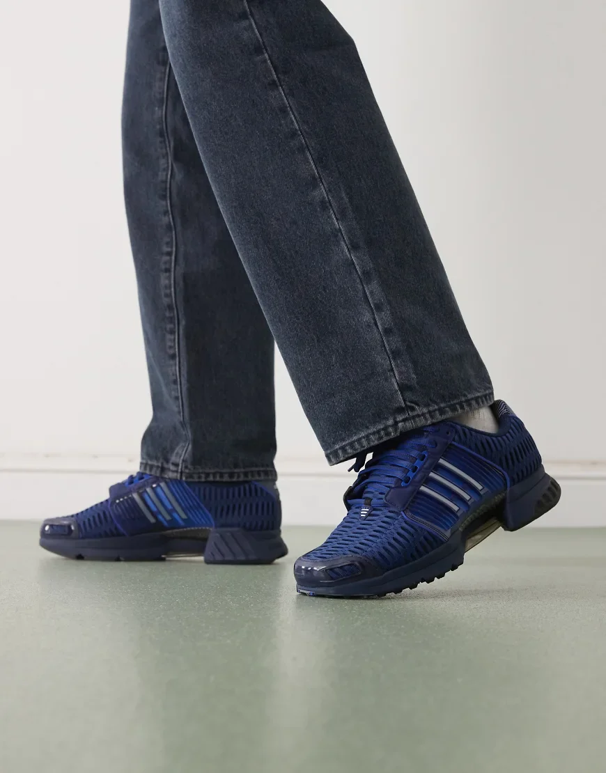 adidas Originals Climacool trainers in dark blue and black