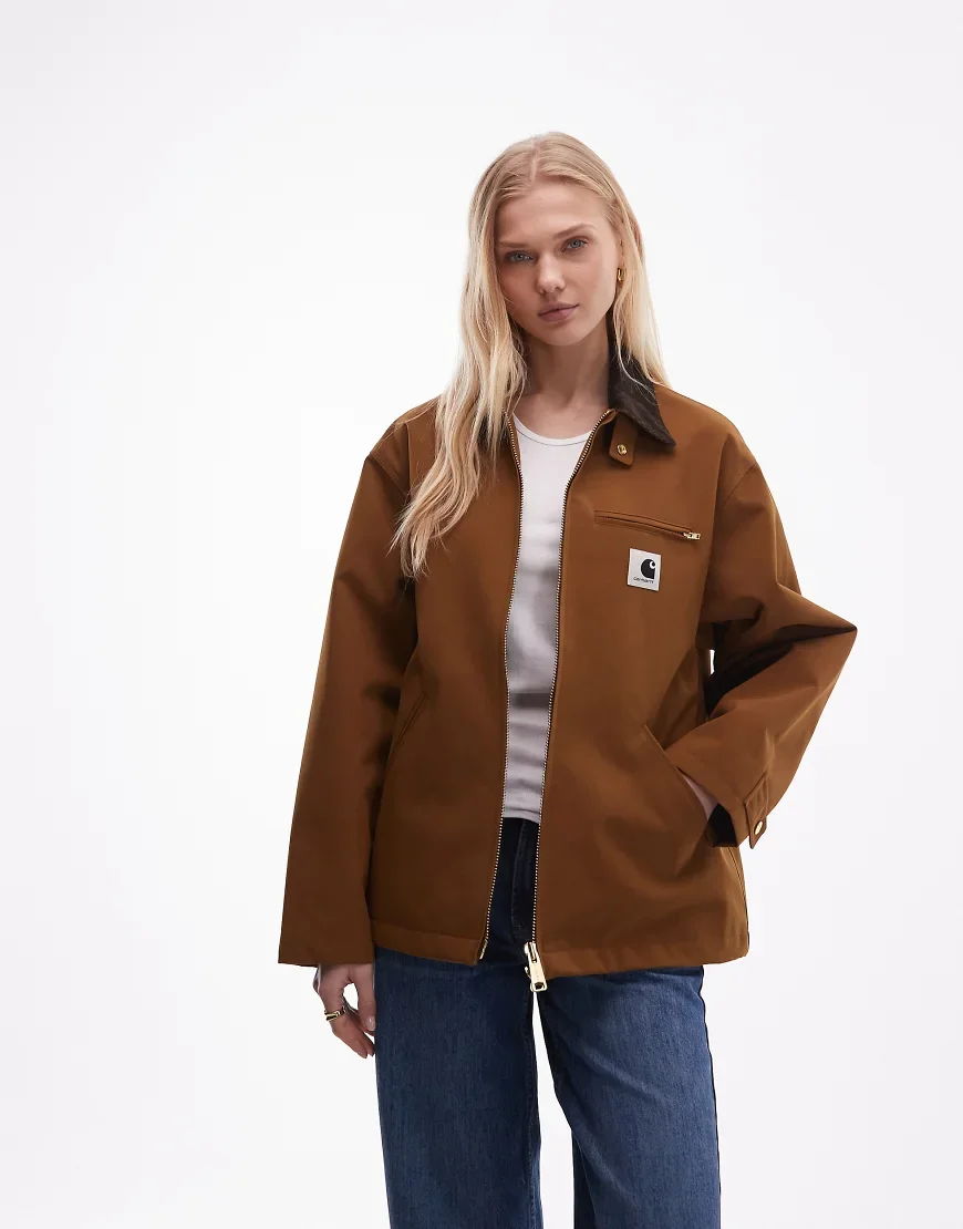 Carhartt WIP clark jacket in brown