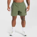 Gymshark Arrival Shorts - Core Olive