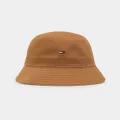 Tommy Hilfiger Essential Flag Bucket Hat Desert Khaki - Size ONE