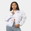 Xxiii Women's Aster Tie Dye Denim Jacket Multi-coloured/white - Size 6 (XS)
