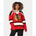 47 Brand Chicago Blackhawks Superior Lacer Hoodie Red - Size S
