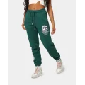 National Collegiate Athletic Association Michigan State University Spartans Women's W Letter Patch Tracksuits Rain Forest - Size 6 (XS)