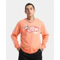 Palace Palace X Vans Duck Out Long Sleeve Shirt Fusion Coral - Size S