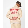Tommy Jeans Relaxed Pinstripe Track Jacket Classic Beige - Size S