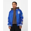 New Era Los Angeles Dodgers Nylon Varsity Jacket Bright Royal - Size S