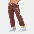 Xxiii Women's Xico Tie Dye Jeans Brown - Size 6 (XS)