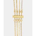 Raising Hell Women's 4 Chain Customisable Clasp Gold - Size ONE