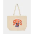 Mitchell & Ness Phoenix Suns Keyline Tote Bag Cream - Size ONE