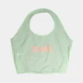 X-girl Mills Logo Shopper Bag Lime - Size ONE