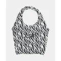 X-girl Women's Mills Logo Shopper Bag Zebra - Size ONE