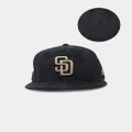 New Era San Diego Padres Black Tan Suede 59fifty Fitted Black/tan - Size 7