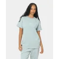 Pyra Women's Stacked Rolled T-shirt Grey Mist - Size 6 (XS)