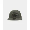 New Era Los Angeles Lakers 'Olive Black' 59 Fifty Fitted Olive/black - Size 7
