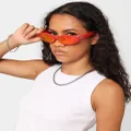 Loiter X Nuqe Ethereal Sunglasses Coral Crush - Size ONE