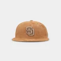 New Era San Diego Padres 'Wheat/brown/gold' Suede 59fifty Fitted Wheat - Size 7