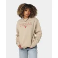 National Collegiate Athletic Association Women's Texas Longhorns Vintage Ember Arch Crewneck Clay - Size 8 (S)