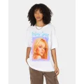 Britney Spears 80s Pastel T-shirt White - Size M