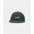 Huf Lightning Quilted 6 Panel Strapback Forest Green - Size ONE