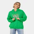 Goat Crew World Peace Hoodie Green - Size 2XL