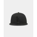 New Era Los Angeles Dodgers 'Metal Badge' 59fifty Fitted Black/black - Size 738