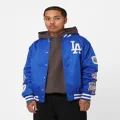 New Era Los Angeles Dodgers Nylon Varsity Jacket Bright Royal - Size L