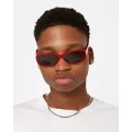 Nuqe Jean Sunglasses Cherry Red/black - Size ONE