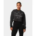 Adidas Women's Ryv Sweatshirt Black - Size 10 (M)