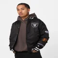 New Era Las Vegas Raiders Nylon Varsity Jacket Black - Size L
