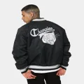 Champion Lfs Letterman Jacket Black - Size L