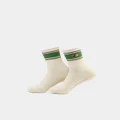 Honor The Gift Women's C-fall Mid Retro Socks Green - Size L/XL