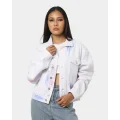Xxiii Women's Aster Tie Dye Denim Jacket Multi-coloured/white - Size 12 (L)