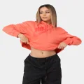 Nike Women's Nike Sportswear Cropped Fleece Dance Hoodie Magic Ember - Size 16 (2XL)