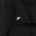 Nike Women's Nike Sportswear Cropped Fleece Dance Hoodie Black - Size 12 (L)