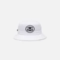 Stussy Ss Link Bucket Hat White - Size ONE