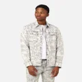 Ksubi Scorpio Long Sleeve Shirt Kollage Icey Denim - Size M