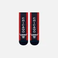 Stance X Nba Chicago Bulls Crewcut Socks Multi - Size L