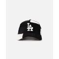 New Era Los Angeles Dodgers 'Patchwork Corduroy' 9forty A-frame Snapback Black/cream - Size ONE