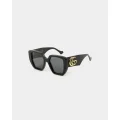 Gucci Gg0956s-003 54 Sunglasses Black/black/grey - Size ONE