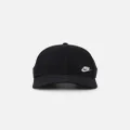 Nike Dri-fit Club Structured Metal Logo Cap Black/metallic - Size M/L