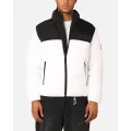 Calvin Klein Blocking Puffer Jacket Bright White - Size XL