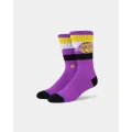 Stance Los Angeles Lakers St Crew Socks Purple - Size L