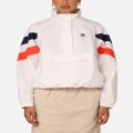 Adidas Women's Half-zip Windbreaker Jacket Cloud White - Size L