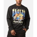 Mitchell & Ness West Coast Eagles Character Crewneck Faded Black - Size L