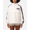 Tommy Jeans Women's Tjw Archive Chicago Pullover Jacket Ancient White - Size M