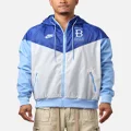Nike Los Angeles Dodgers Cooperstown Windrunner Jacket Rush Blue/light Bone - Size 2XL