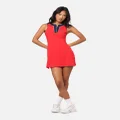 Fila Women's Erika Tape Neck Tennis Dress Fila Red/fila Navy - Size L
