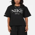 Nike Women's Sportswear Classic Boxy T-shirt Black - Size 2XL