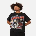 Goat Crew X Gremlins Gremlins Obey Vintage T-shirt Black Wash - Size M