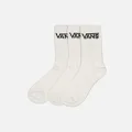 Vans Classic Crewcut Socks 9.5-13 3 Pack White - Size 9H-13